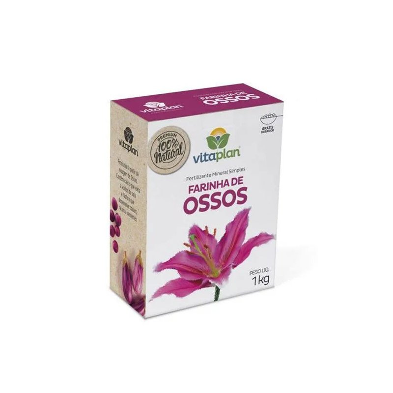 farinha de ossos caixa 1kg