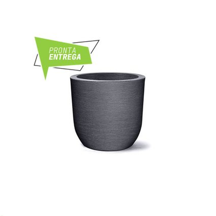 vaso grafiato redondo n28 preto