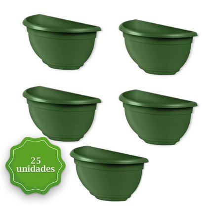 vaso de parede verde 25