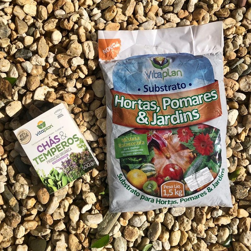 horta pomar jardim substrato fertilizante cha tempero bom cultivo nutriplan vitaplan