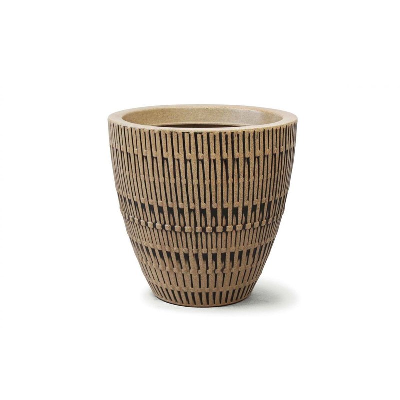 vaso bambu redondo envelhecido