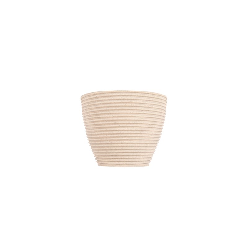 113301 vaso cone baixo riscato 22 areia 7