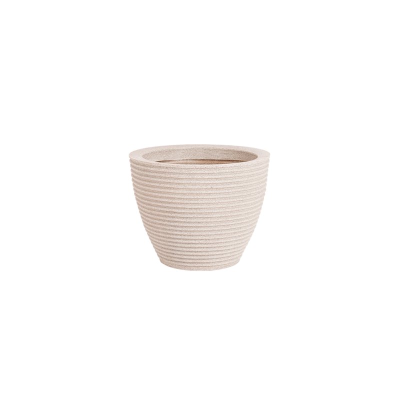 113336 vaso cone baixo riscato 22 branco marmore 7
