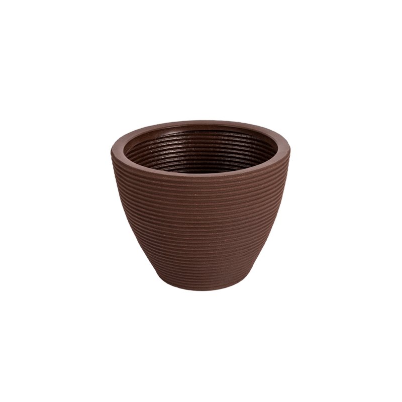 113395 vaso cone baixo riscato 28 argila 6