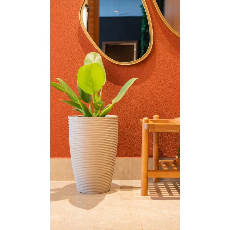 113972 vaso cone riscato 45 branco marmore 01 9